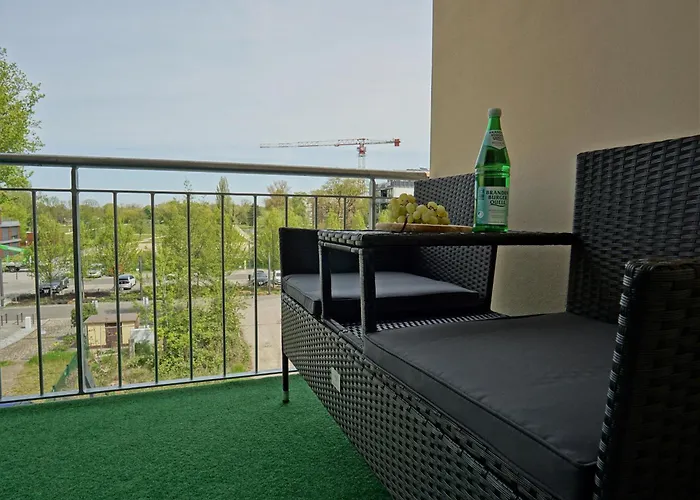 Hogulu - 2 - Raum - App 26 Mit Balkon In Der Naehe Der Jahrtausendbruecke Apartamento *